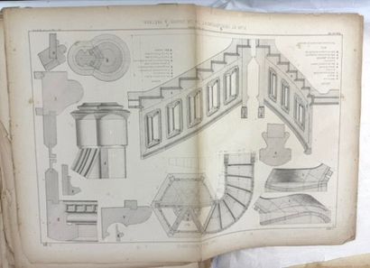 Farde de gravures anciennes sur la menui...