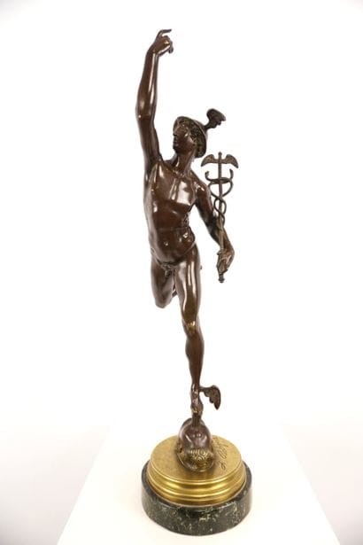 Jean de Bologne. D'après. Sculpture en bronze...