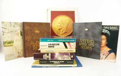 Belgian royalty. Antique book set.