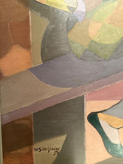Edgard Scauflaire (1893-1960). Huile sur...