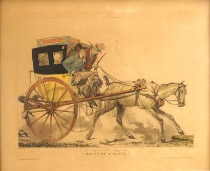 Carle VERNET (1758-1836). Gravure. Route...