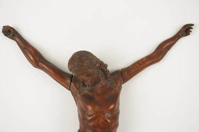 Christ en bois.
Epoque XVIIIe.
Dimensions:...