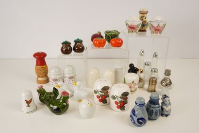 Set of salt and pepper shakers
