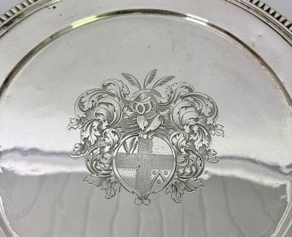 Silver platter. Liege.
Liege silverware....