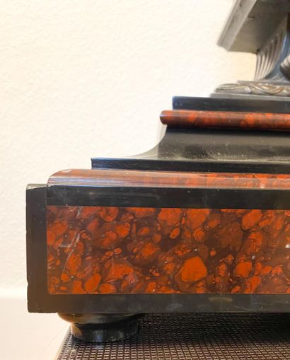 Spectacular regule clock or mantel clock,...