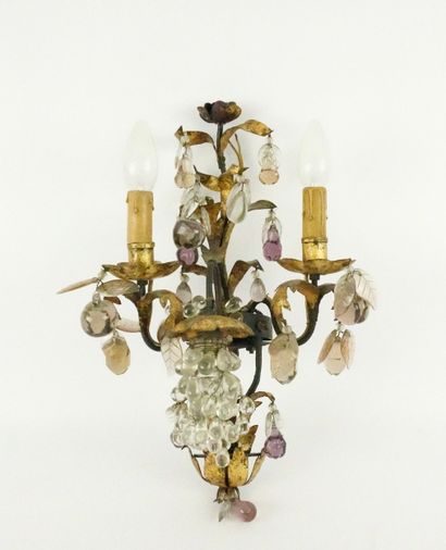 Baguès (In the taste). Gilded wrought iron...