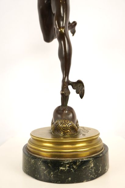 Jean de Bologne. D'après. Sculpture en bronze...