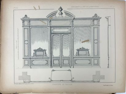 Farde de gravures anciennes sur la menui...