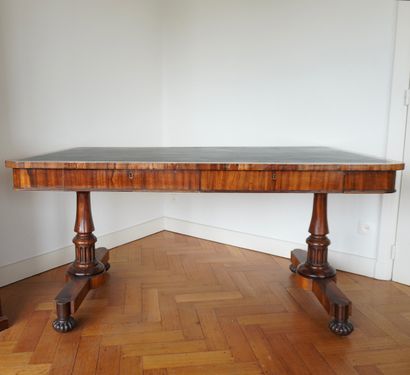 19th century English double-sided burau in...