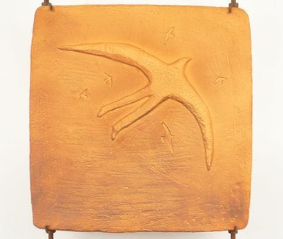 Jean-Michel Folon (1934-2005). Bas relief....