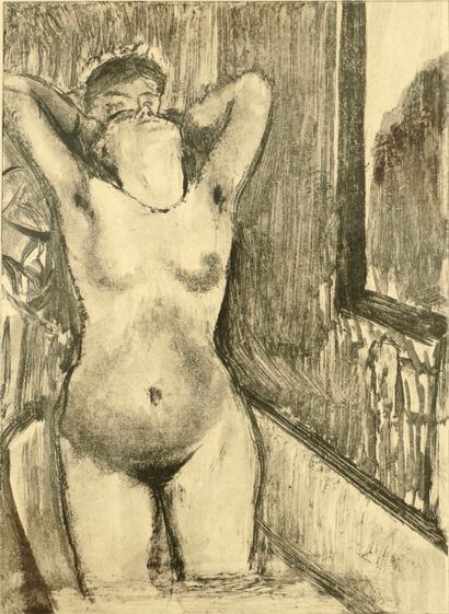Edgard Degas ( 1834-1917). Based on. Engraving...
