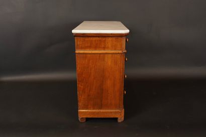 Small chest of drawers for dolls in walnut....