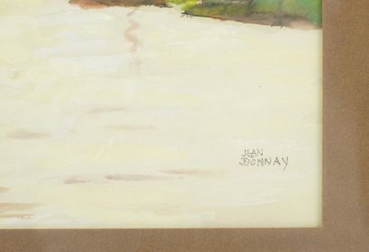 Jean Donnay (1897-1992). Aquarelle et gouache....