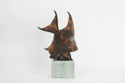 Scalar. Sculpture en bronze 