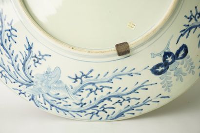 Chine XVIIIe ou début XIXe. 
Grand plat en...
