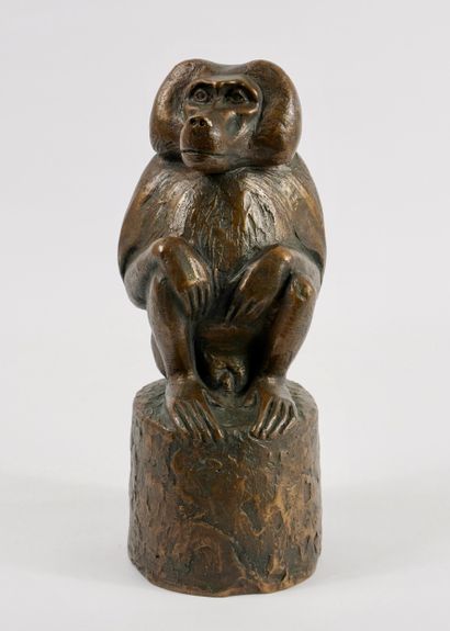 Neugebauer Rudolf (1892-1961). Singe en bronze...