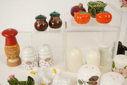 Set of salt and pepper shakers