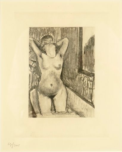 Edgard Degas ( 1834-1917). Based on. Engraving...