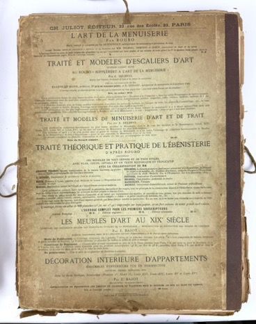 Farde de gravures anciennes sur la menui...