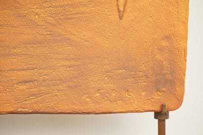 Jean-Michel Folon (1934-2005). Bas relief....