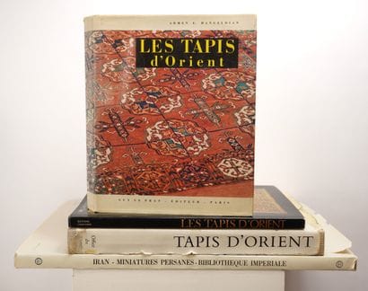 4 art books. 3 books on oriental carpets...