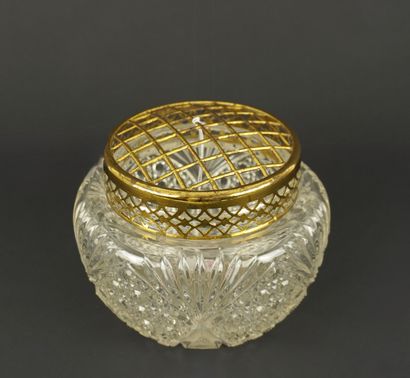 PIQUE FLEURS 03. Verre pressé et soufflé....
