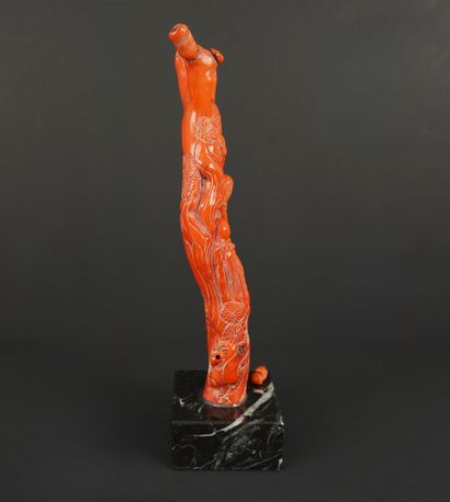 Chine
Corail sculpté représentant un boudha....