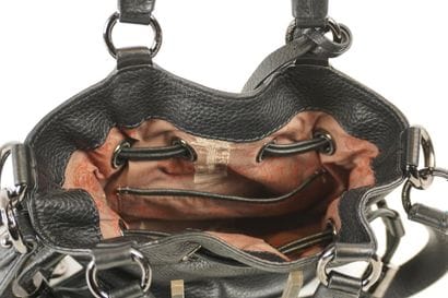 Lancel. Small handbag with shoulder strap....