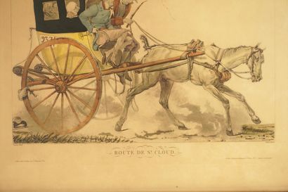 Carle VERNET (1758-1836). Gravure. Route...