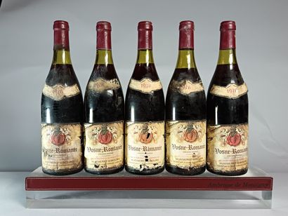5 Bouteilles VOSNE ROMANÉE 1976 - MUGNERET...