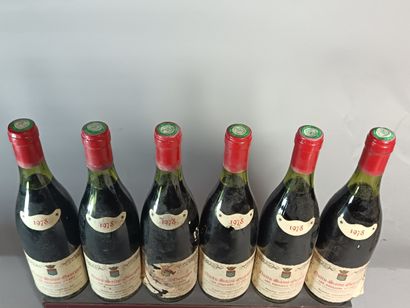 6 Bouteilles NUITS SAINT GEORGES 1er Cru...