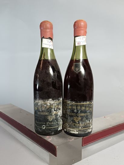 2 Bouteilles LATRICIÈRES CHAMBERTIN Grand...