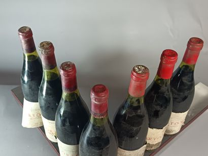 7 Bouteilles CORTON Grand Cru - Daniel SENARD
Étiquettes...