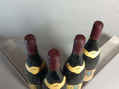 4 Bouteilles CÔTE RÔTIE 1990 - Bernard GUY
Étiquettes...