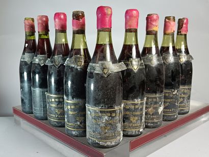 9 Bouteilles CHARMES CHAMBERTIN Grand Cru...