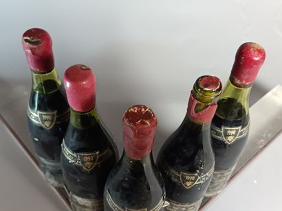 5 Bouteilles LATRICIÈRES CHAMBERTIN Grand...