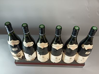 6 Bouteilles HERMITAGE Monier de la Sizeranne...