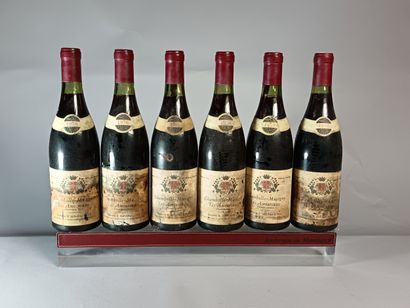6 Bouteilles CHAMBOLLE MUSIGNY 1er Cru Les...