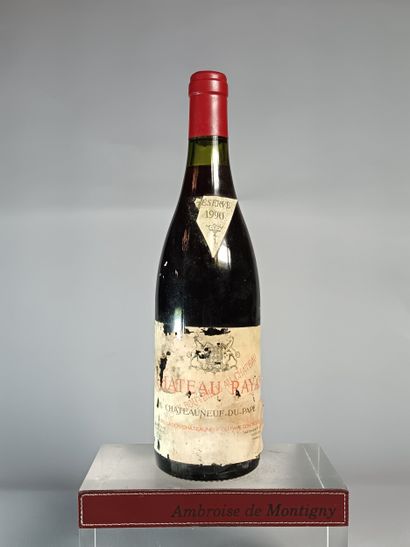 1 Bouteille CHÂTEAUNEUF DU PAPE 1990 - Château...