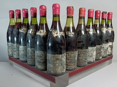 12 Bouteilles MAZY CHAMBERTIN Grand Cru 1985...