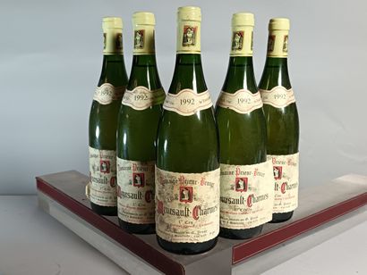 5 Bouteilles MEURSAULT 1er cru Charmes 1992...
