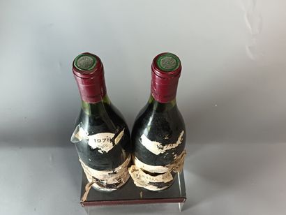 2 Bouteilles POMMARD 1er Cru RUGIENS 1978...