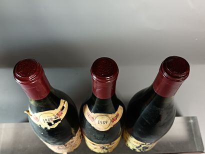 3 Bouteilles VOSNE ROMANÉE 1er Cru Les Malconsorts...