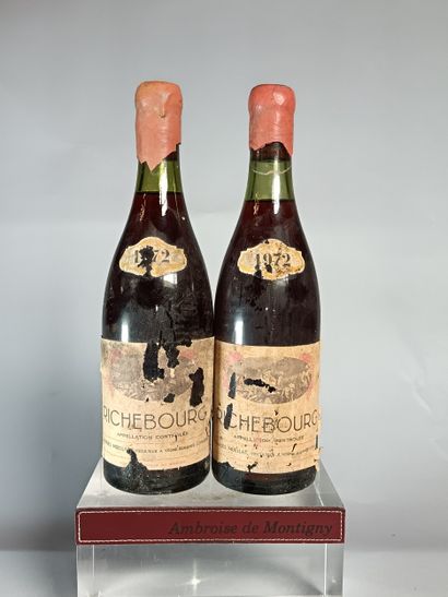 2 Bouteilles RICHEBOURG Grand cru 1972 -...