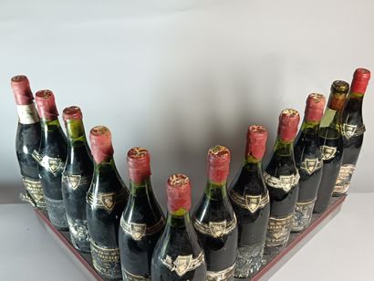 12 Bouteilles CHAMBERTIN Grand Cru 1989 -...