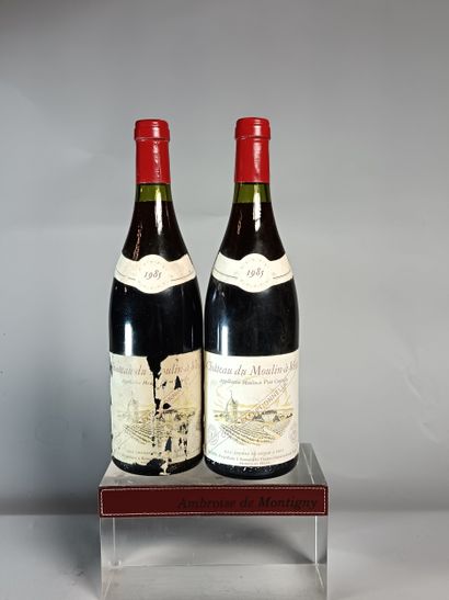 2 Bouteilles Château du MOULIN A VENT Cuvée...