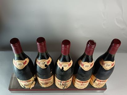 5 Bouteilles VOSNE ROMANÉE 1er Cru Les Malconsorts...