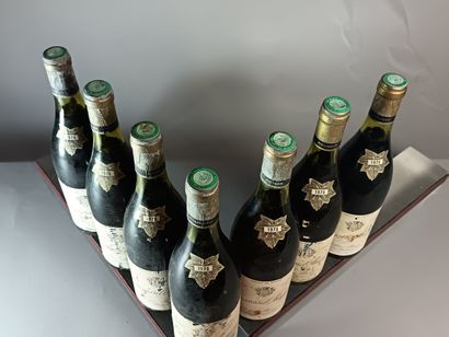 7 Bouteilles POMMARD 1er Cru RUGIENS 1976...