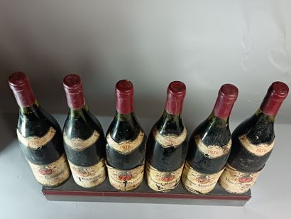 6 Bouteilles VOSNE ROMANÉE 1976 - MUGNERET...