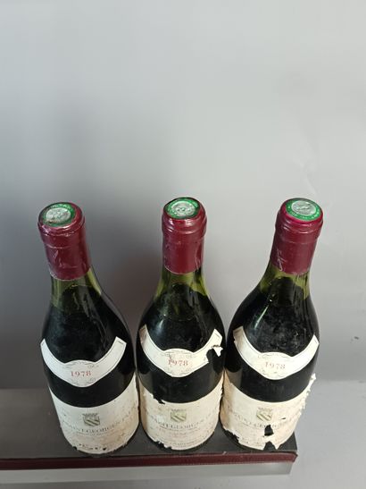 3 Bouteilles NUITS SAINT GEORGES 1er Cru...
